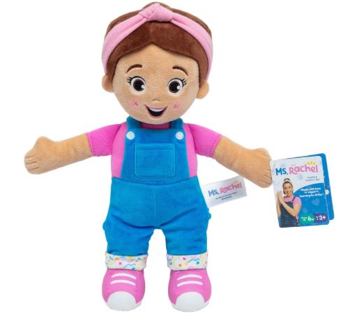 Ms. Rachel Official Cuddle & Comfort Doll, 11" – Soft Plush Comfort Toy for Babies & Toddlers