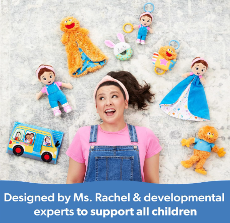 Ms. Rachel Official Cuddle & Comfort Doll, 11" – Soft Plush Comfort Toy for Babies & Toddlers