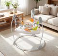 Baby Activity Center Jumper & Bouncer with Music – 360° Rotating Seat, 3 Adjustable Heights & Interactive Play Station