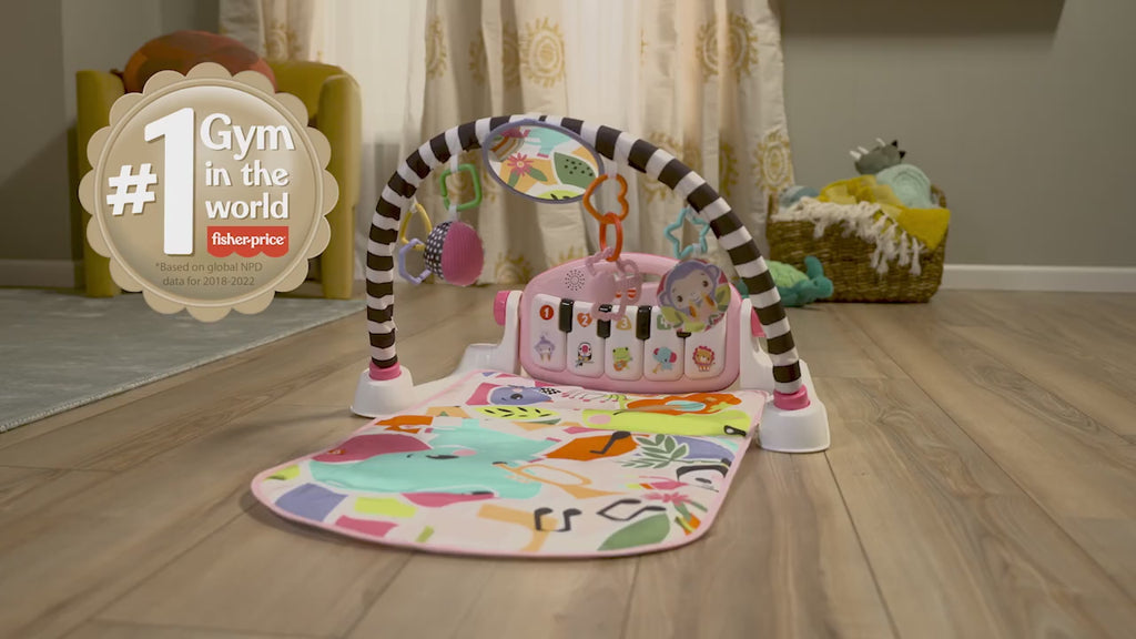 Glow & Grow Kick & Play Piano Gym for Babies – Interactive Musical Learning Playmat with Lights & Toys