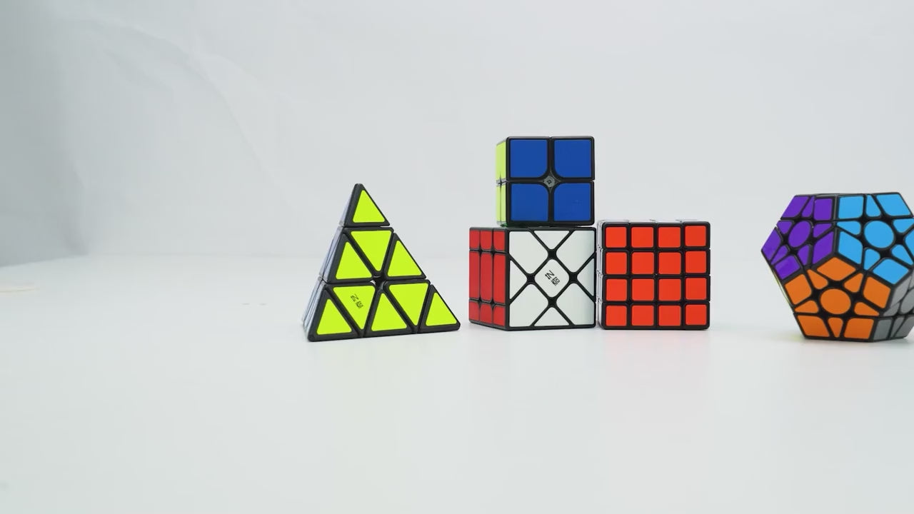 5-Pack Magic Speed Cube Set – 2x2, 3x3, 4x4 Puzzle Cubes for Kids