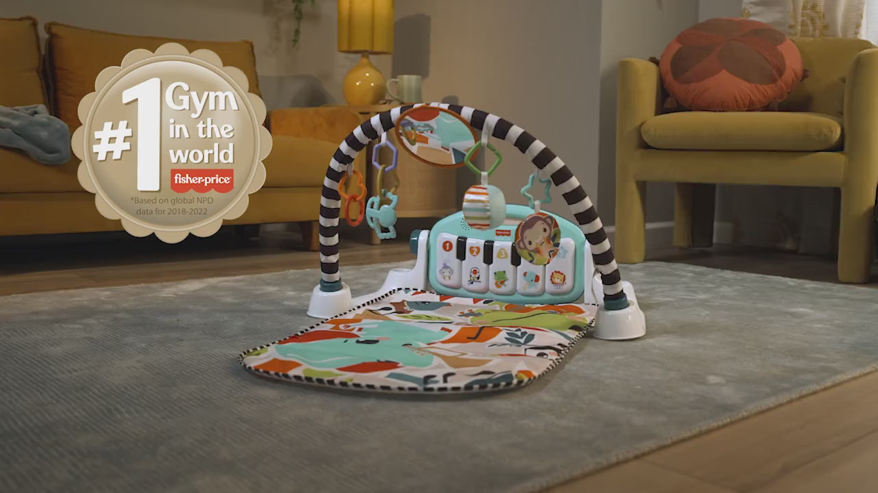 Glow & Grow Kick & Play Piano Gym for Babies – Interactive Musical Learning Playmat with Lights & Toys