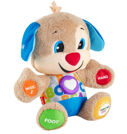 Laugh & Learn First Words Smart Puppy – Interactive Baby Learning Toy with Lights, Sounds & Songs