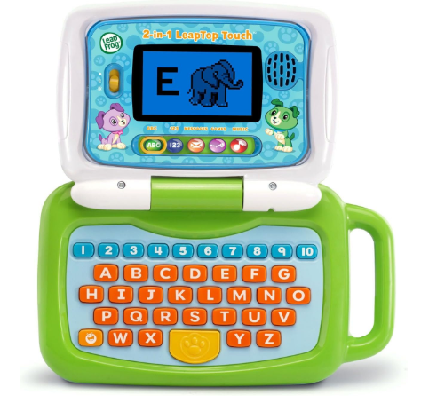 LeapFrog 2-in-1 LeapTop Touch Learning Laptop – Interactive Educational Toy for Kids with Touchscreen & Keyboard