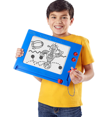 Retro Magna Doodle Magnetic Drawing Board Toy – Classic 50 Years Creative Fun Sketch Pad for Kids