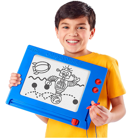 Retro Magna Doodle Magnetic Drawing Board Toy – Classic 50 Years Creative Fun Sketch Pad for Kids