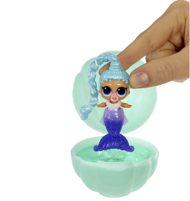 Mermaids Makeover Magic Baby Sisters – Color-Changing Mermaid Dolls with Shell-Inspired Display Ball
