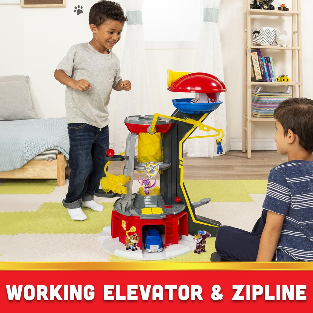 Paw Patrol, Mighty Lookout Tower with 4 Exclusive Bonus Action Figures title