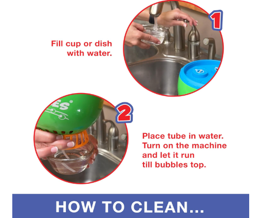 Little Kids Fubbles No-Spill Fun-Finiti Bubble Machine – Continuous Bubble Blower Toy for Kids Outdoor Play