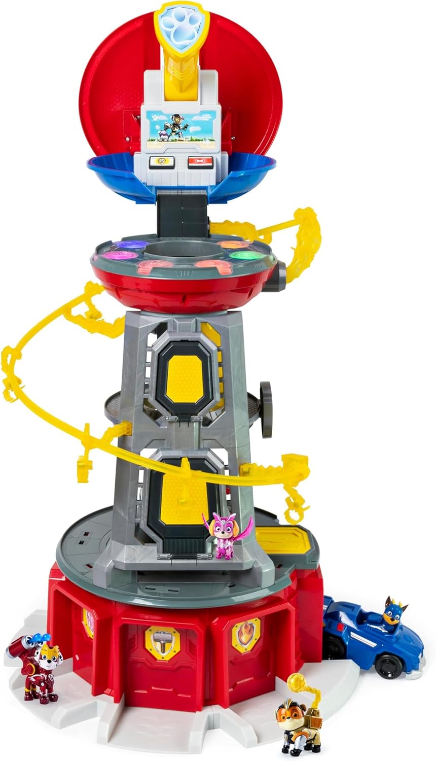 Paw Patrol, Mighty Lookout Tower with 4 Exclusive Bonus Action Figures title