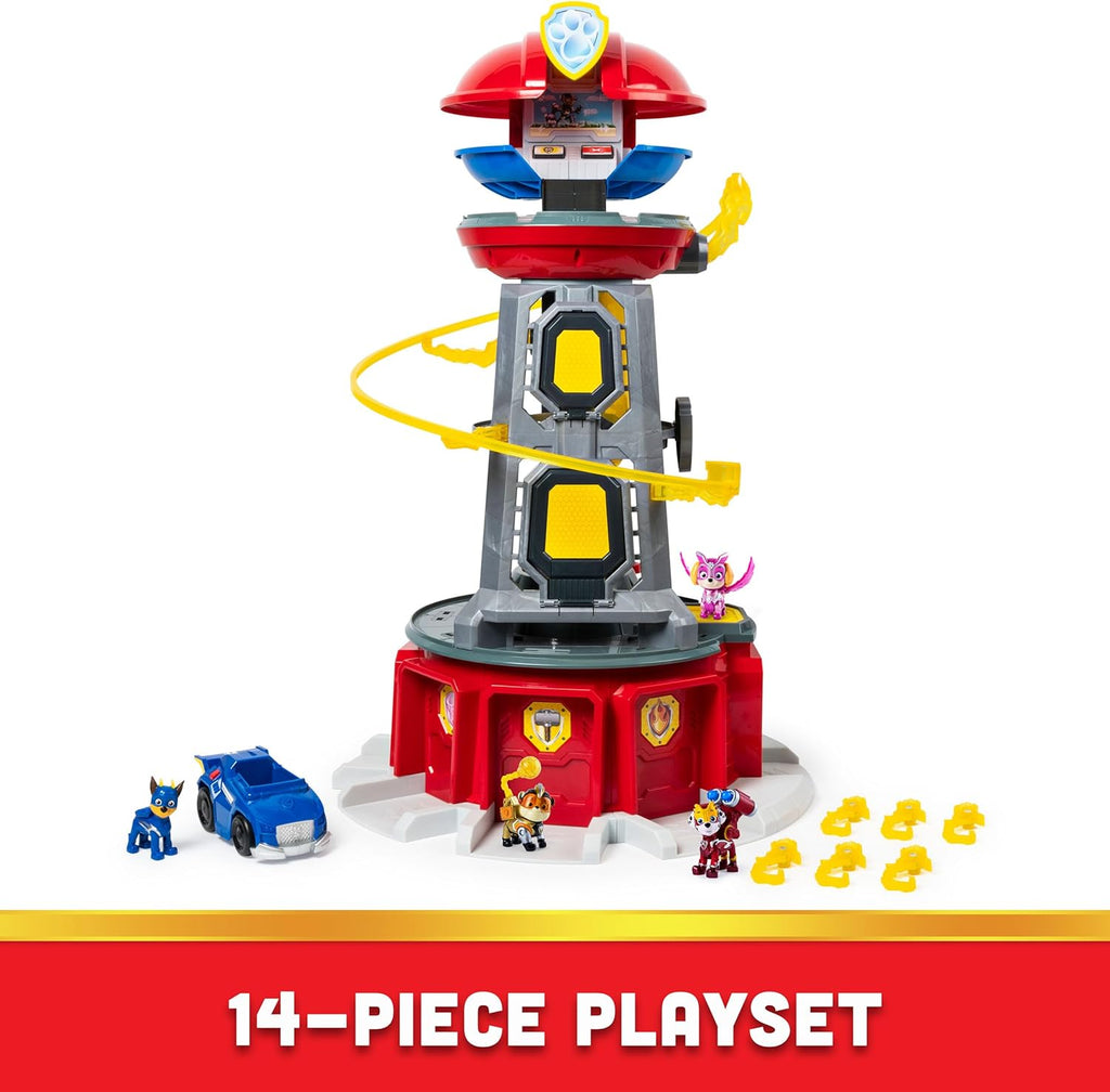 Paw Patrol, Mighty Lookout Tower with 4 Exclusive Bonus Action Figures title