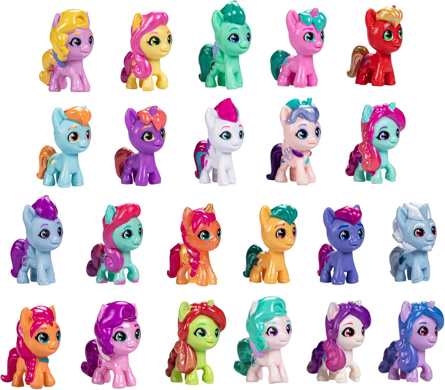 My Little Pony Mini World Magic Meet the Minis Collection Set – 22 Mini Figures Surprise Toy Set