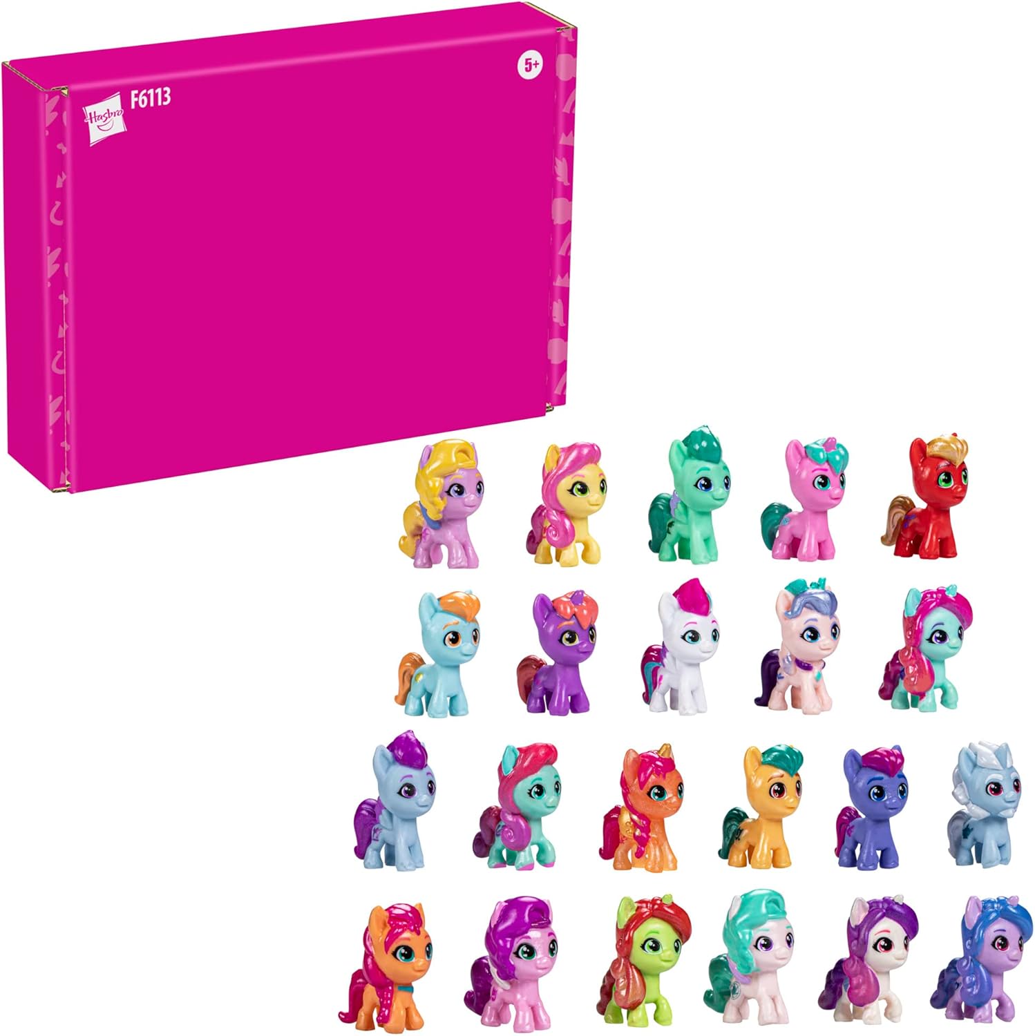My Little Pony Mini World Magic Meet the Minis Collection Set – 22 Mini Figures Surprise Toy Set