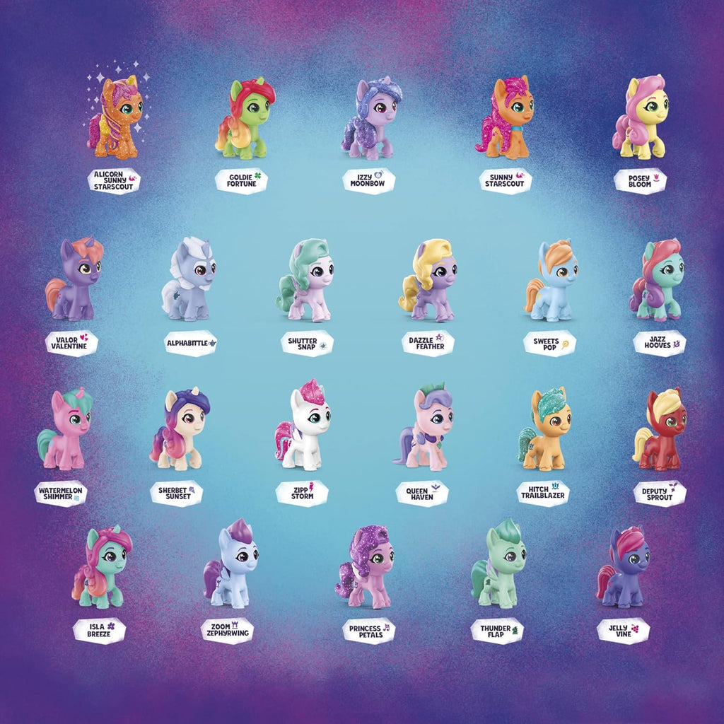 My Little Pony Mini World Magic Meet the Minis Collection Set – 22 Mini Figures Surprise Toy Set