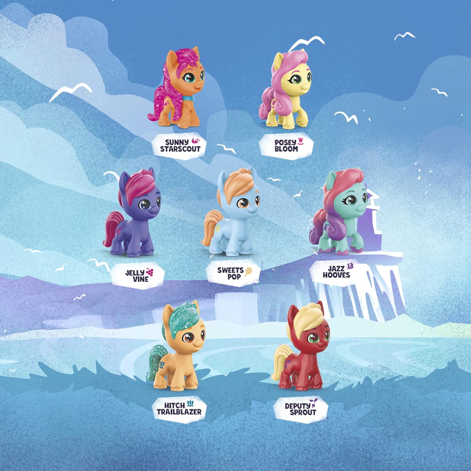 My Little Pony Mini World Magic Meet the Minis Collection Set – 22 Mini Figures Surprise Toy Set