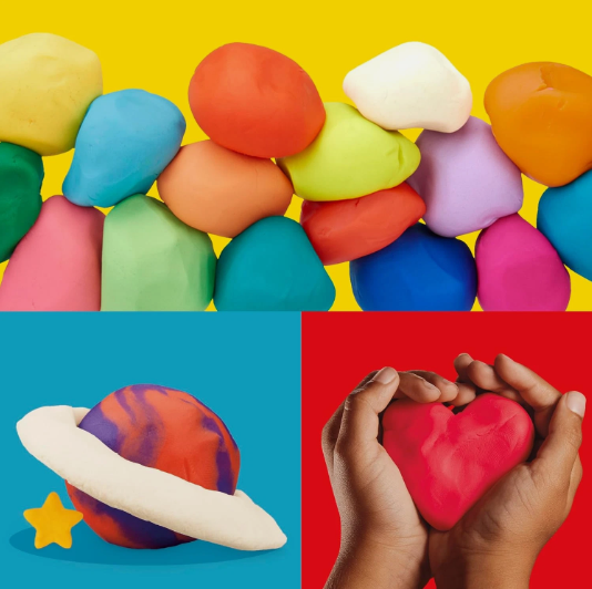 Play-Doh Modeling Compound 10-Pack Assorted Colors – Non-Toxic 2 oz Cans Creative Clay Set for Kids