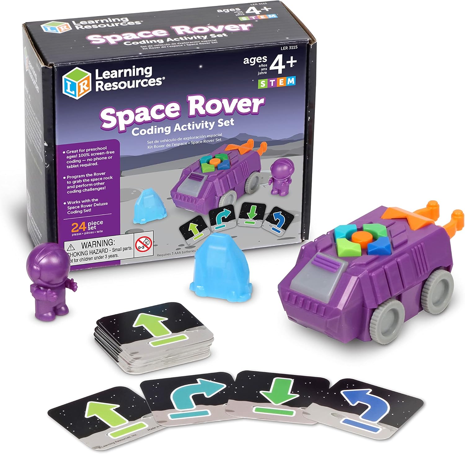 Space Rover Coding Activity Set – STEM Coding Toy for Kids