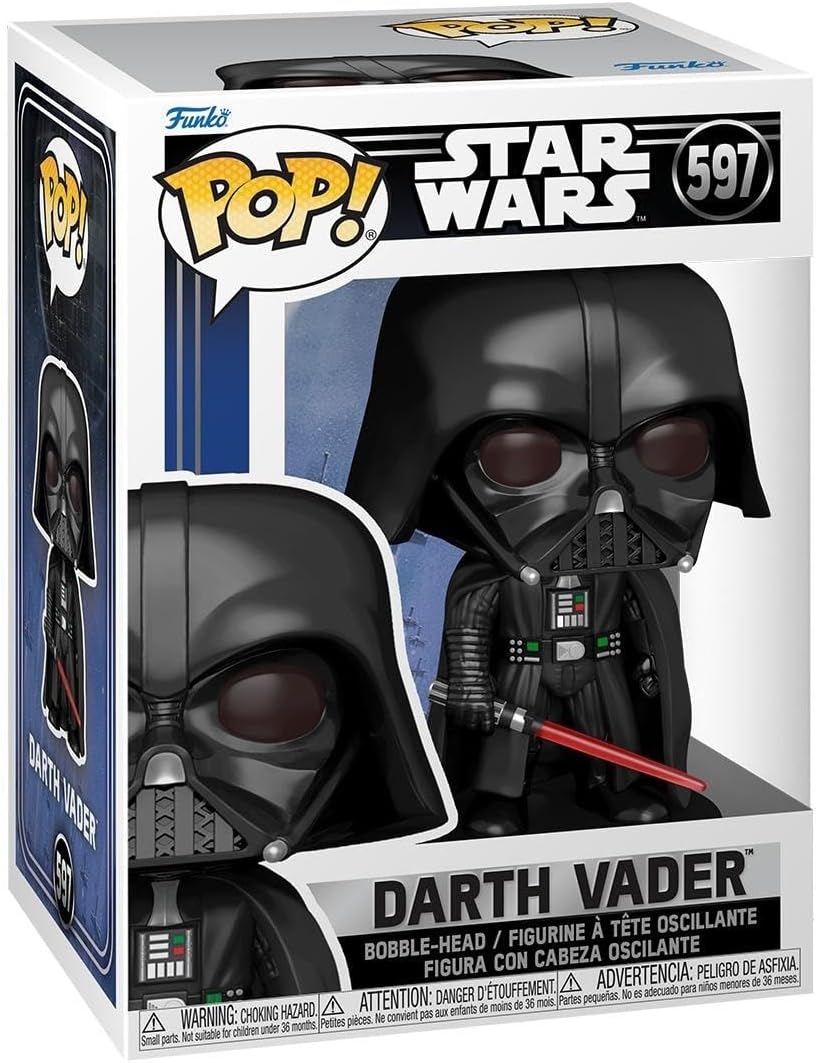 Funko Pop! Star Wars: New Classics – Darth Vader Collectable Vinyl Figure, Stylized Bobble-Head Pop Culture Toy for Fans & Collectors