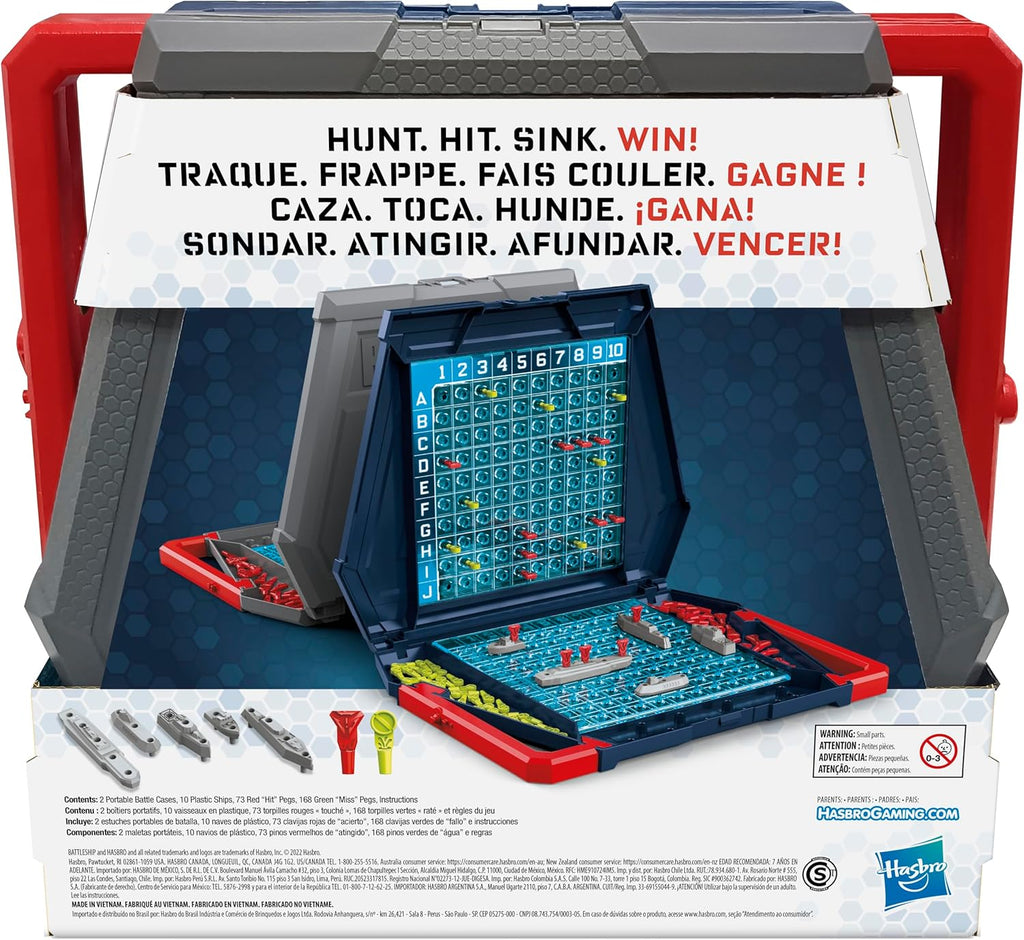 Battleship Classic Board Game – Strategic Naval Combat Game for Kids & Adults, 2-Player Family Strategy Board Game