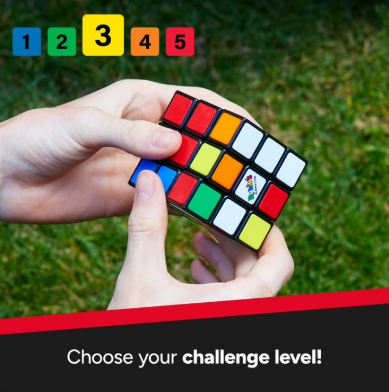 Rubik’s Cube – The Original 3x3 Color-Matching Puzzle, Classic Brain Teaser Toy for Kids & Adults, Logic and Problem-Solving Game
