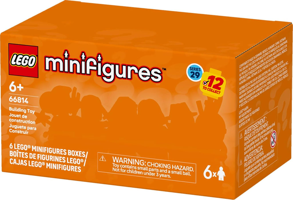 LEGO Minifigures Series 29 6-Pack – Mystery Collectible Building Toy Figures Set