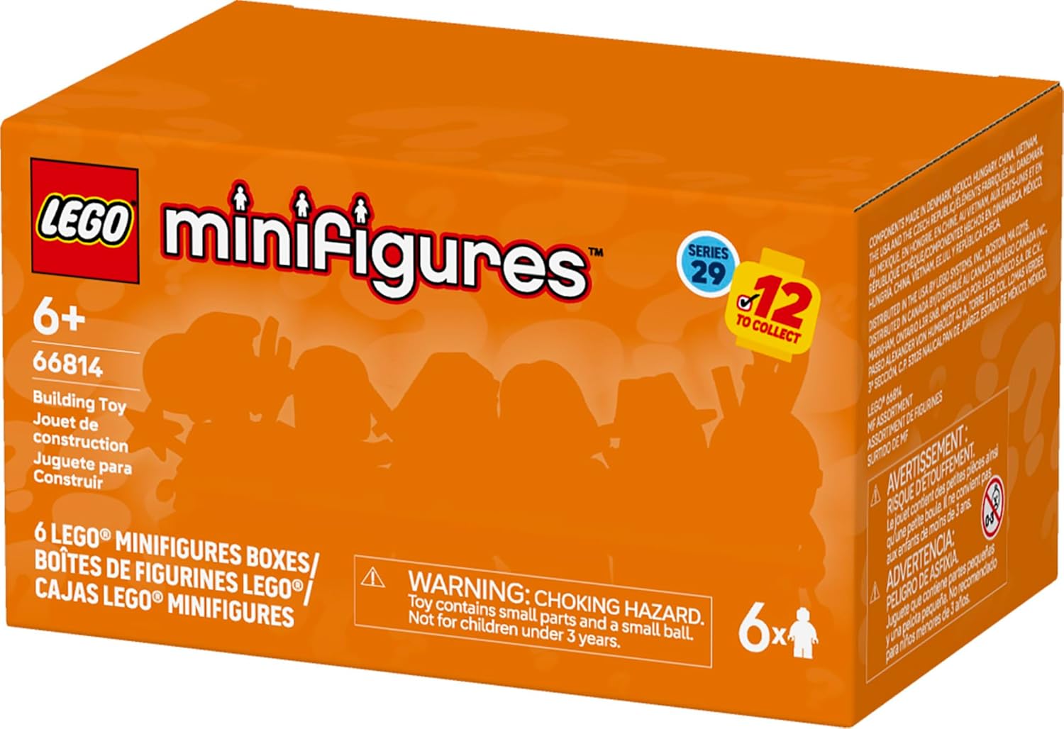LEGO Minifigures Series 29 6-Pack – Mystery Collectible Building Toy Figures Set