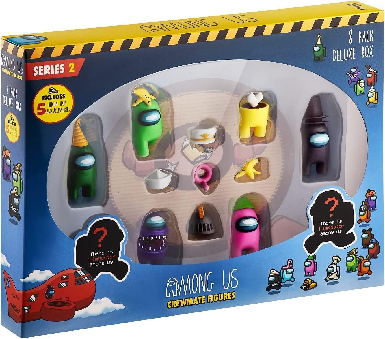 Among Us Crewmate Figures – Collectible Game Character Toys, Set of Colorful Mini Action Figures for Kids & Fans, Gaming Merchandise