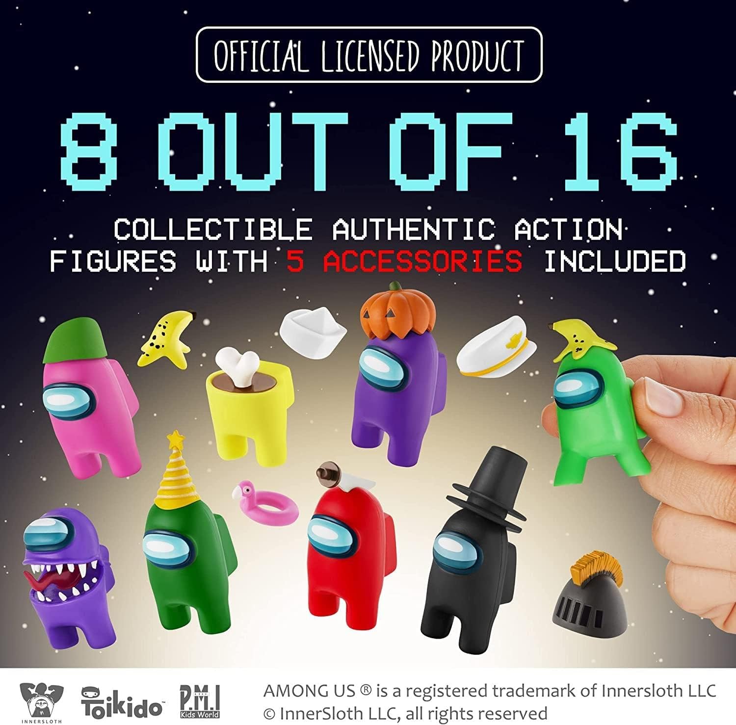 Among Us Crewmate Figures – Collectible Game Character Toys, Set of Colorful Mini Action Figures for Kids & Fans, Gaming Merchandise