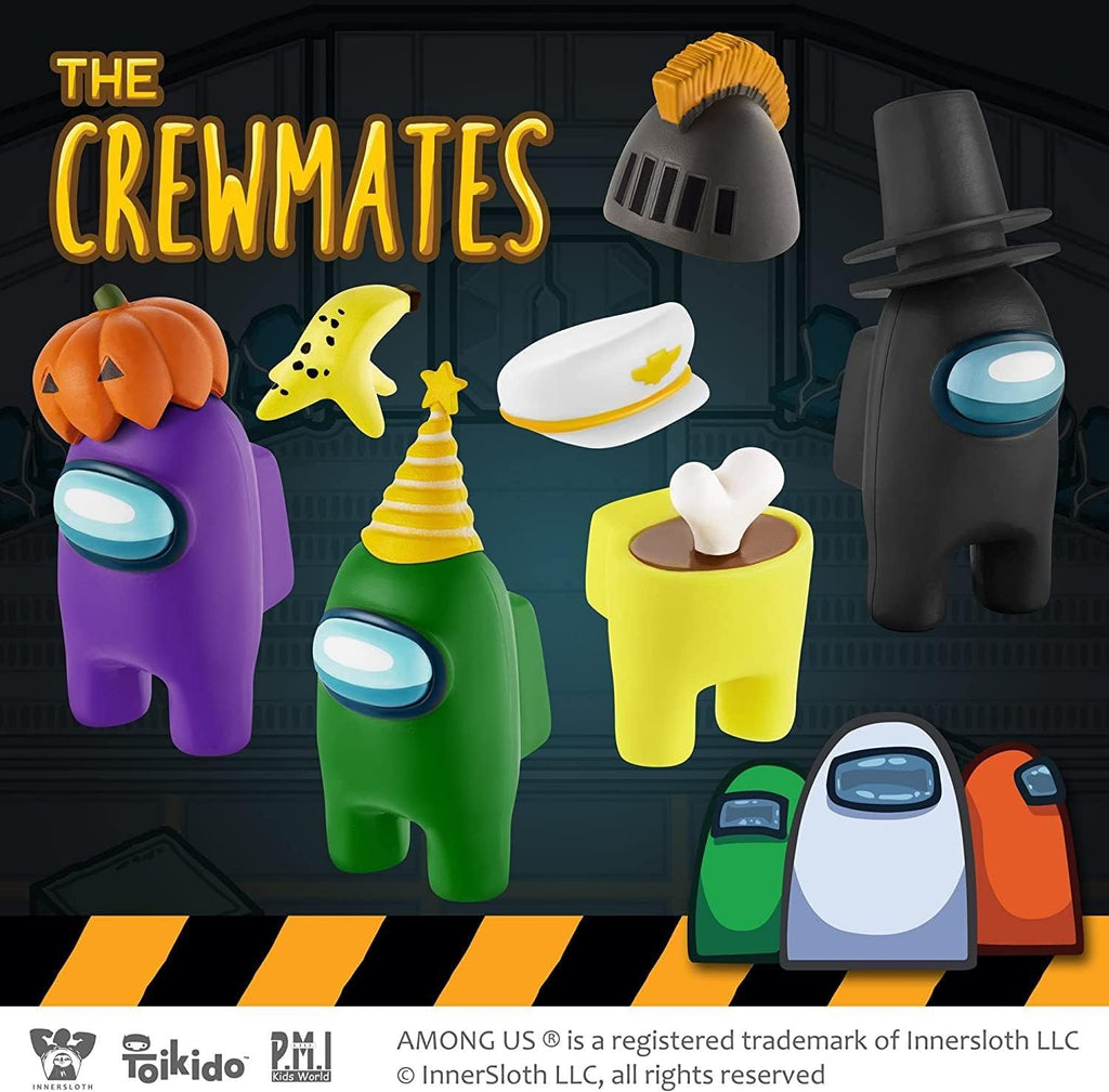 Among Us Crewmate Figures – Collectible Game Character Toys, Set of Colorful Mini Action Figures for Kids & Fans, Gaming Merchandise