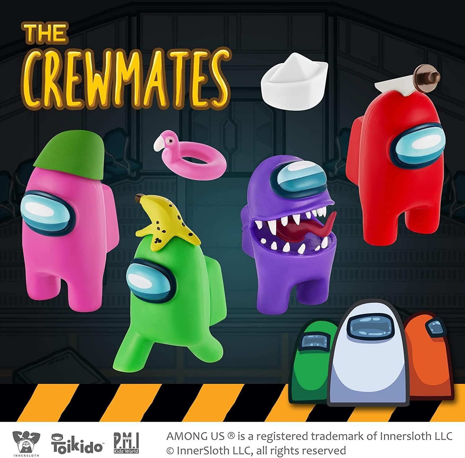 Among Us Crewmate Figures – Collectible Game Character Toys, Set of Colorful Mini Action Figures for Kids & Fans, Gaming Merchandise