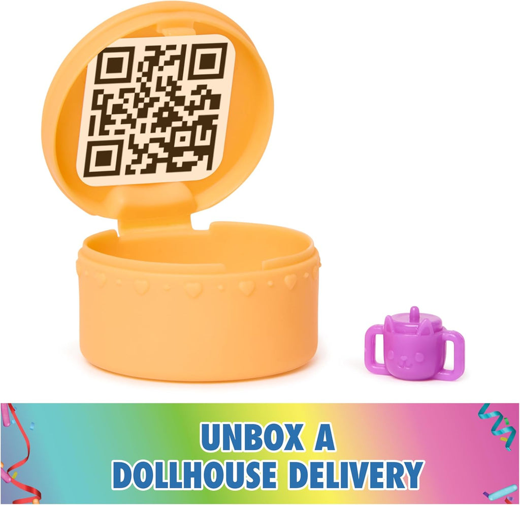 Gabby's Dollhouse Kitty Care Ear Purrfect Playroom Playset with 4 Toy Figures & 17 Accessories, Pretend Pet Care Toy for Kids