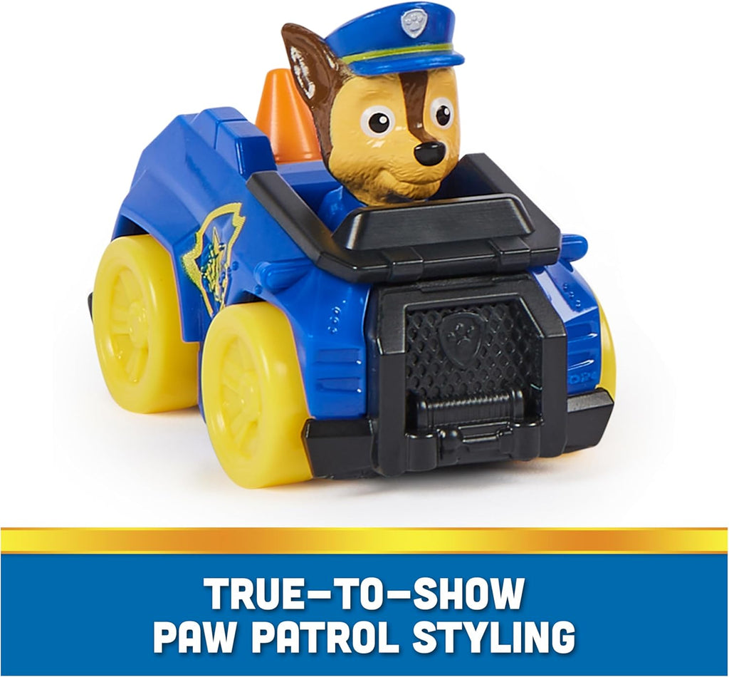 PAW Patrol Pup Squad Racers Vehicle Gift Set – 6 Mini Rescue Vehicles for Kids