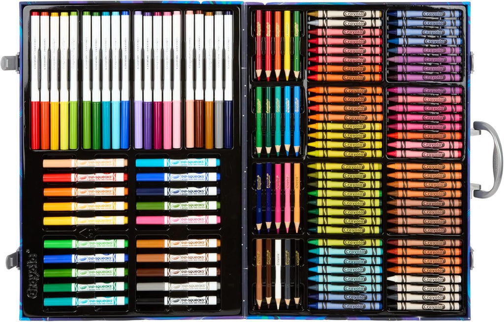 Crayola Inspiration Art Case Coloring Set – 140-Piece Space Theme Art Kit for Kids