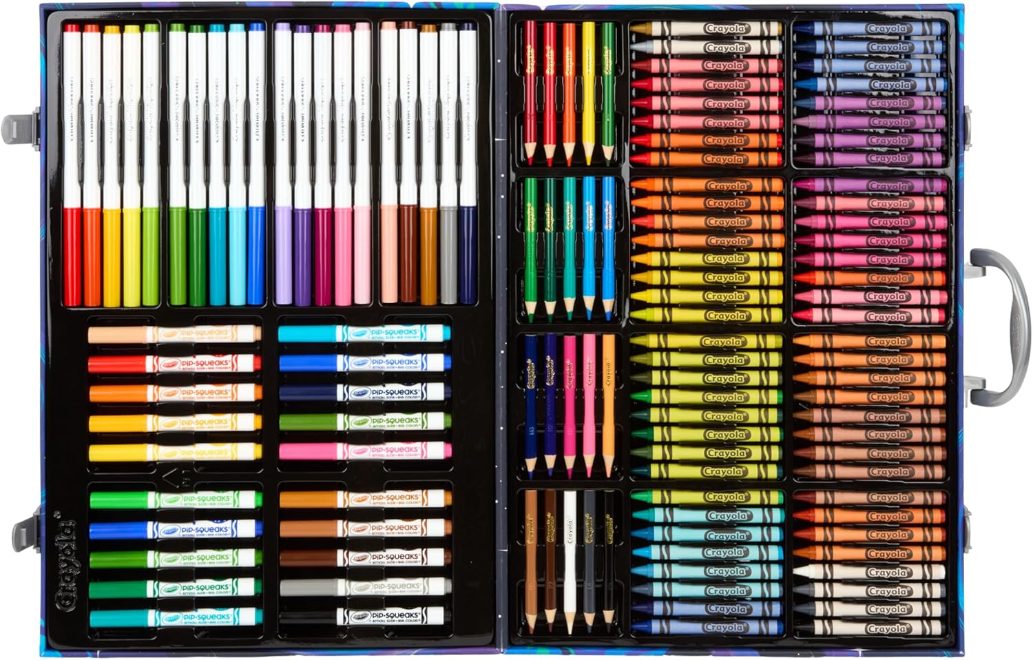 Crayola Inspiration Art Case Coloring Set – 140-Piece Space Theme Art Kit for Kids