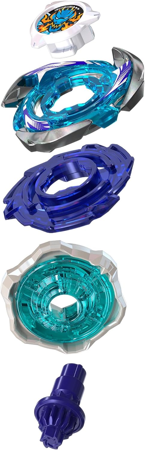 Beyblade X Courage S 6-60V CX Starter Pack Set with Attack Type Top & Launcher