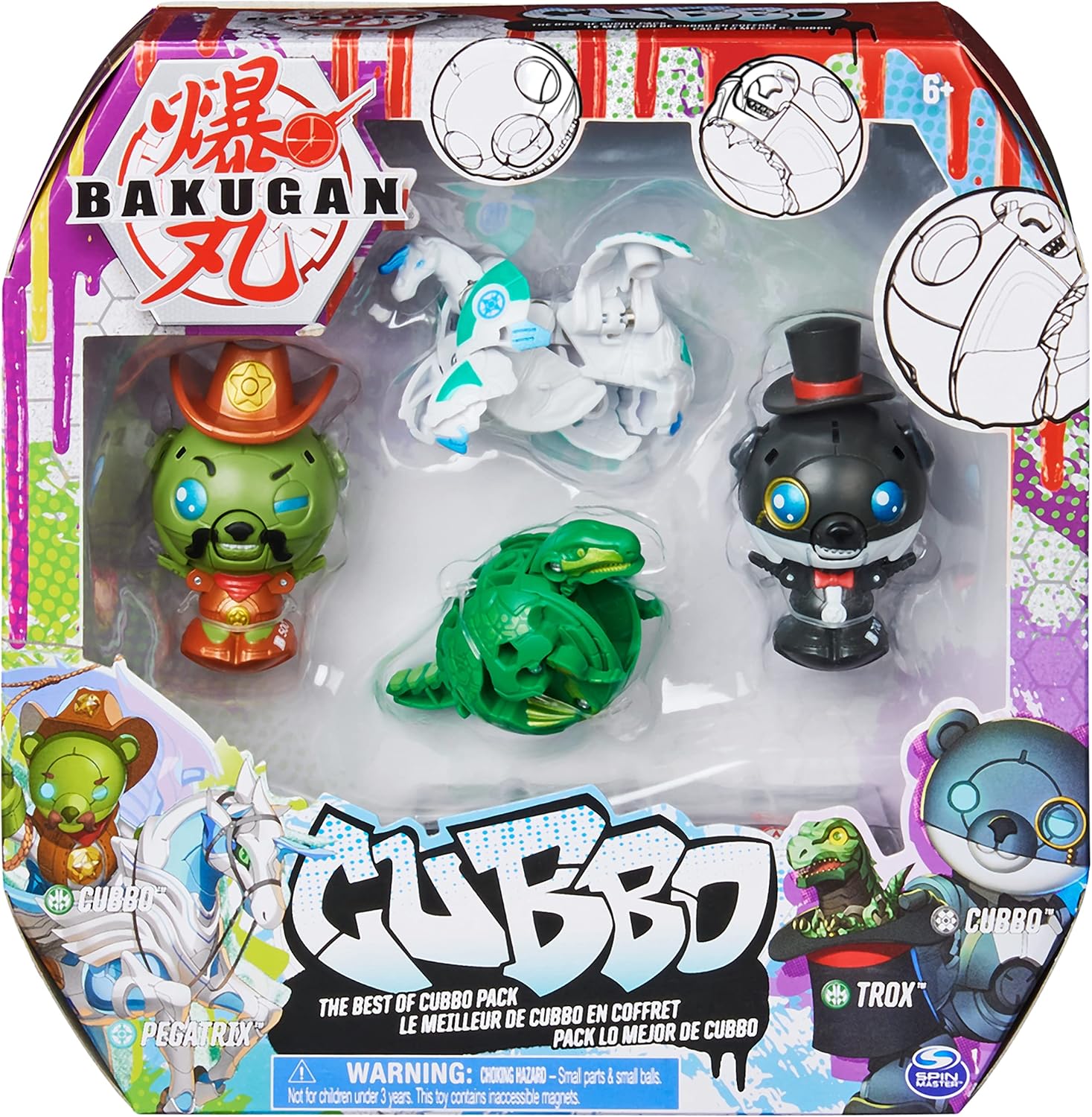 Bakugan The Best of Cubbo Pack – Collectible Battle Figure Set