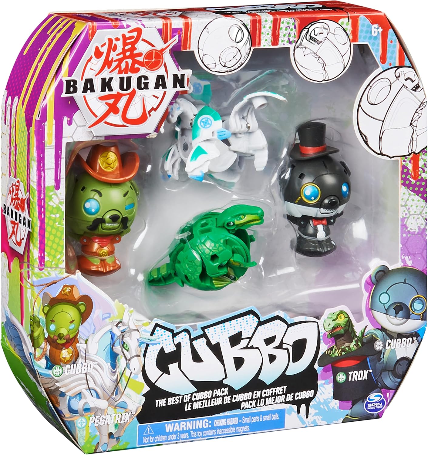 Bakugan The Best of Cubbo Pack – Collectible Battle Figure Set