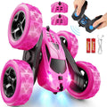 360° RC Stunt Car – 4WD Double-Sided Remote Control Racer with LED Headlights
