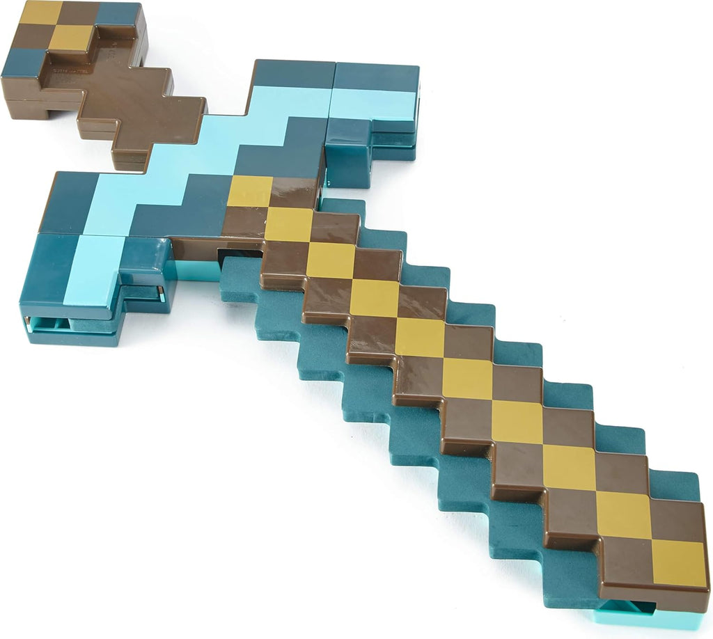 Minecraft Transforming Diamond Sword & Pickaxe 2-in-1 Kid-Sized Toy