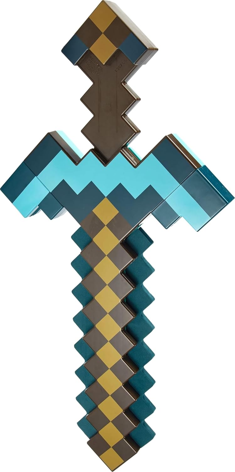 Minecraft Transforming Diamond Sword & Pickaxe 2-in-1 Kid-Sized Toy