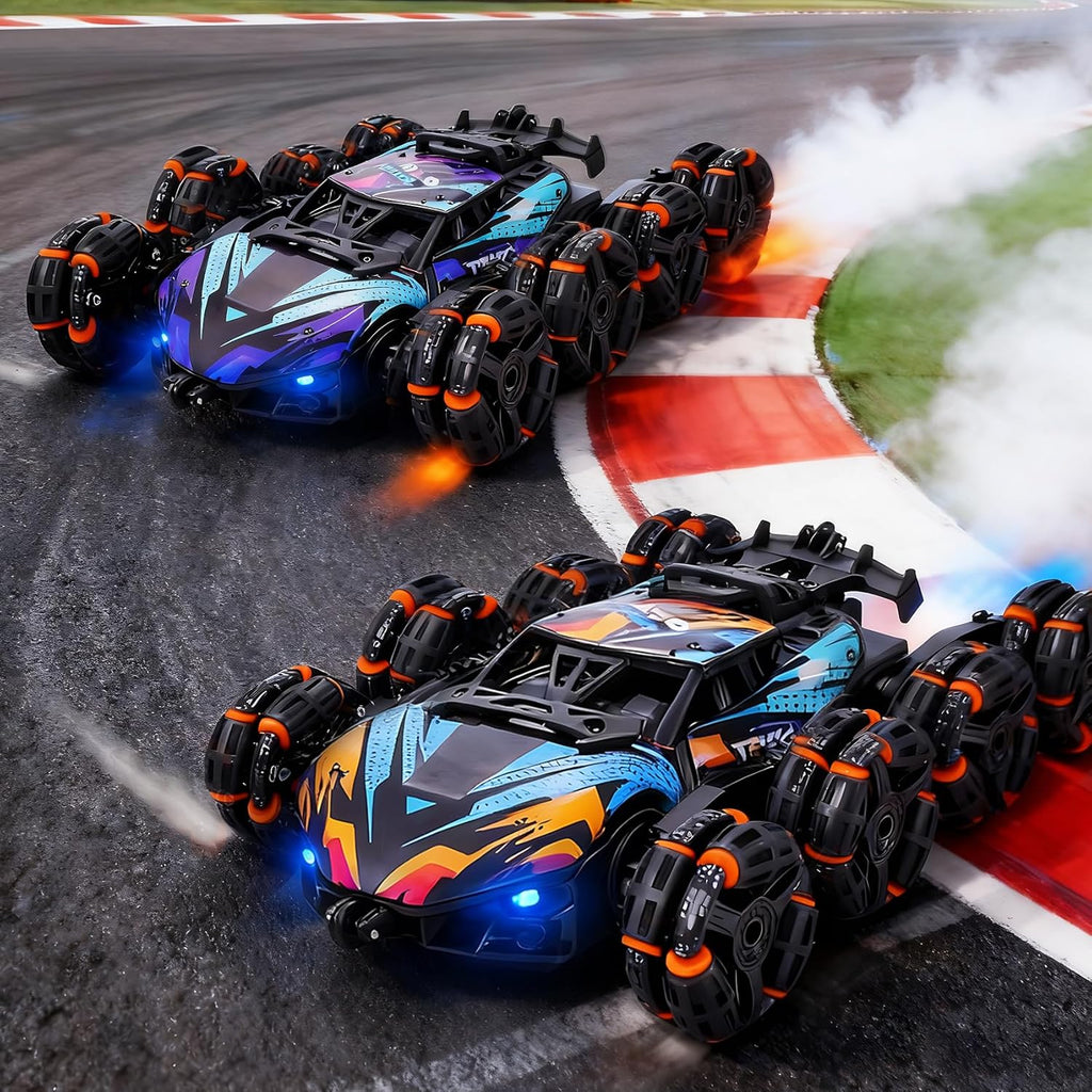 8-Wheel Hand Controlled RC Stunt Car with Gesture Sensing Remote Control