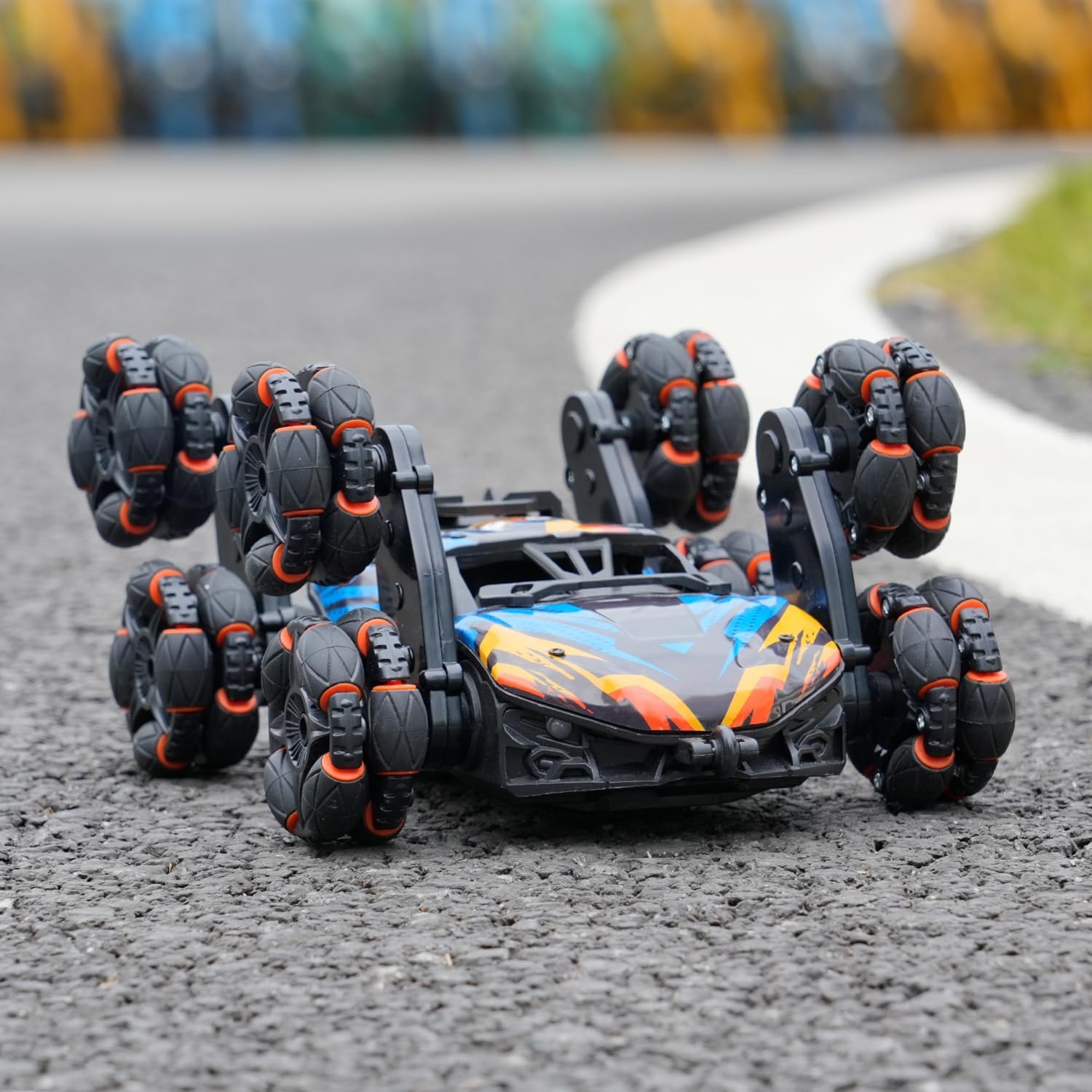 8-Wheel Hand Controlled RC Stunt Car with Gesture Sensing Remote Control