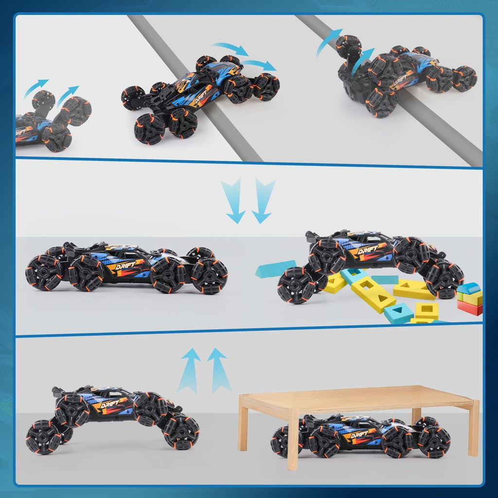 8-Wheel Hand Controlled RC Stunt Car with Gesture Sensing Remote Control