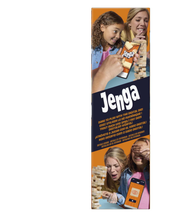 Jenga® Classic Stacking Tower Game – Wooden Block Balance Challenge with Multiple Ways to Play