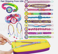 Friendship Bracelet Making Kit for Teen Girls – DIY Jewelry Craft Set with Colorful Threads, Beads & Charms