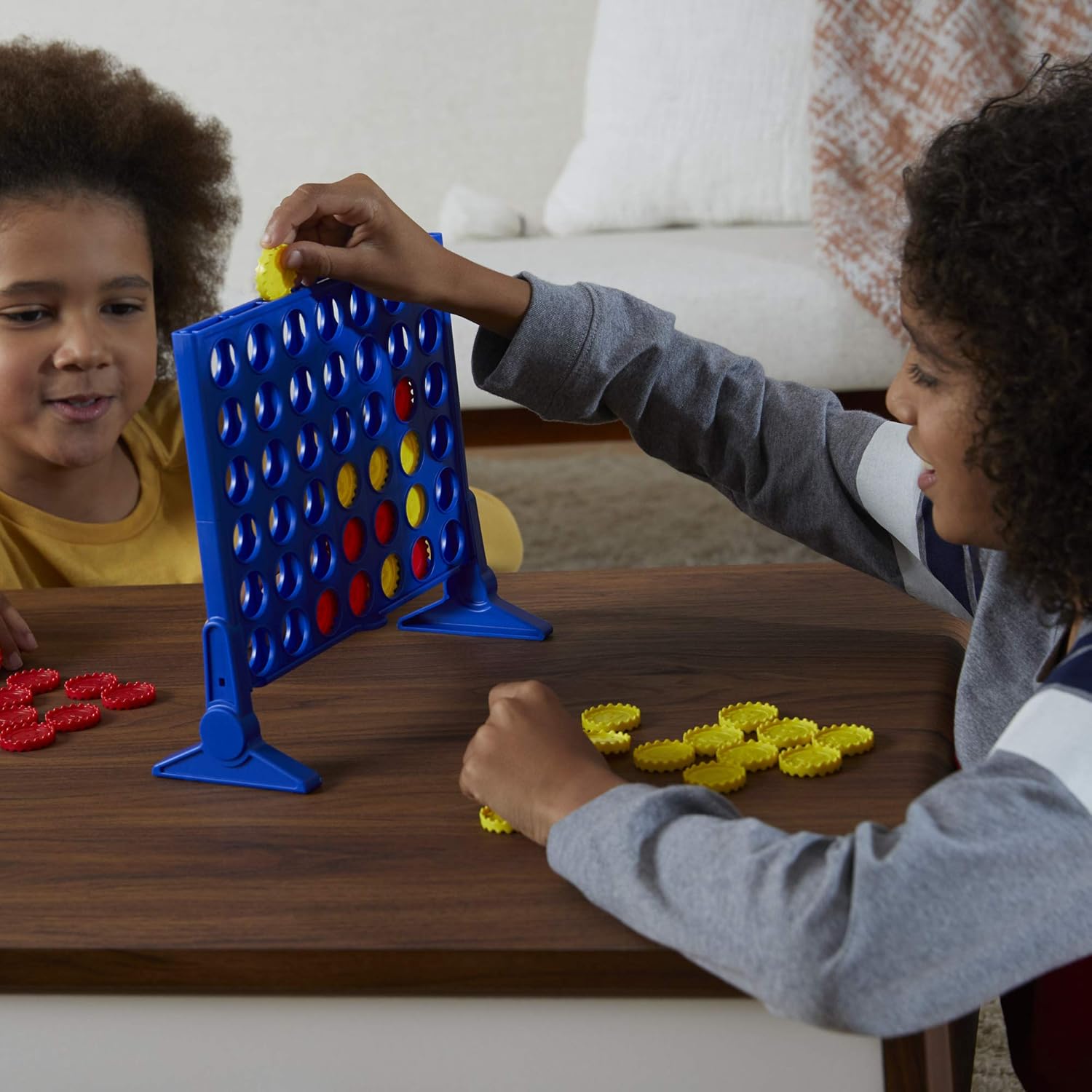 Connect 4 Classic Grid Game – 4-in-a-Row Strategy Board Game for Kids, Family & Game Night Fun