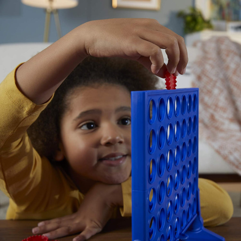 Connect 4 Classic Grid Game – 4-in-a-Row Strategy Board Game for Kids, Family & Game Night Fun
