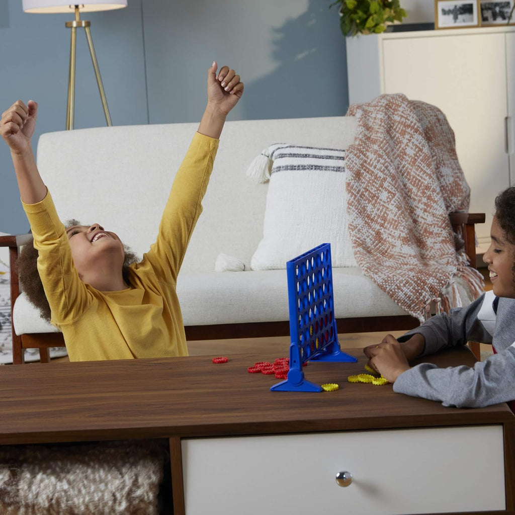 Connect 4 Classic Grid Game – 4-in-a-Row Strategy Board Game for Kids, Family & Game Night Fun