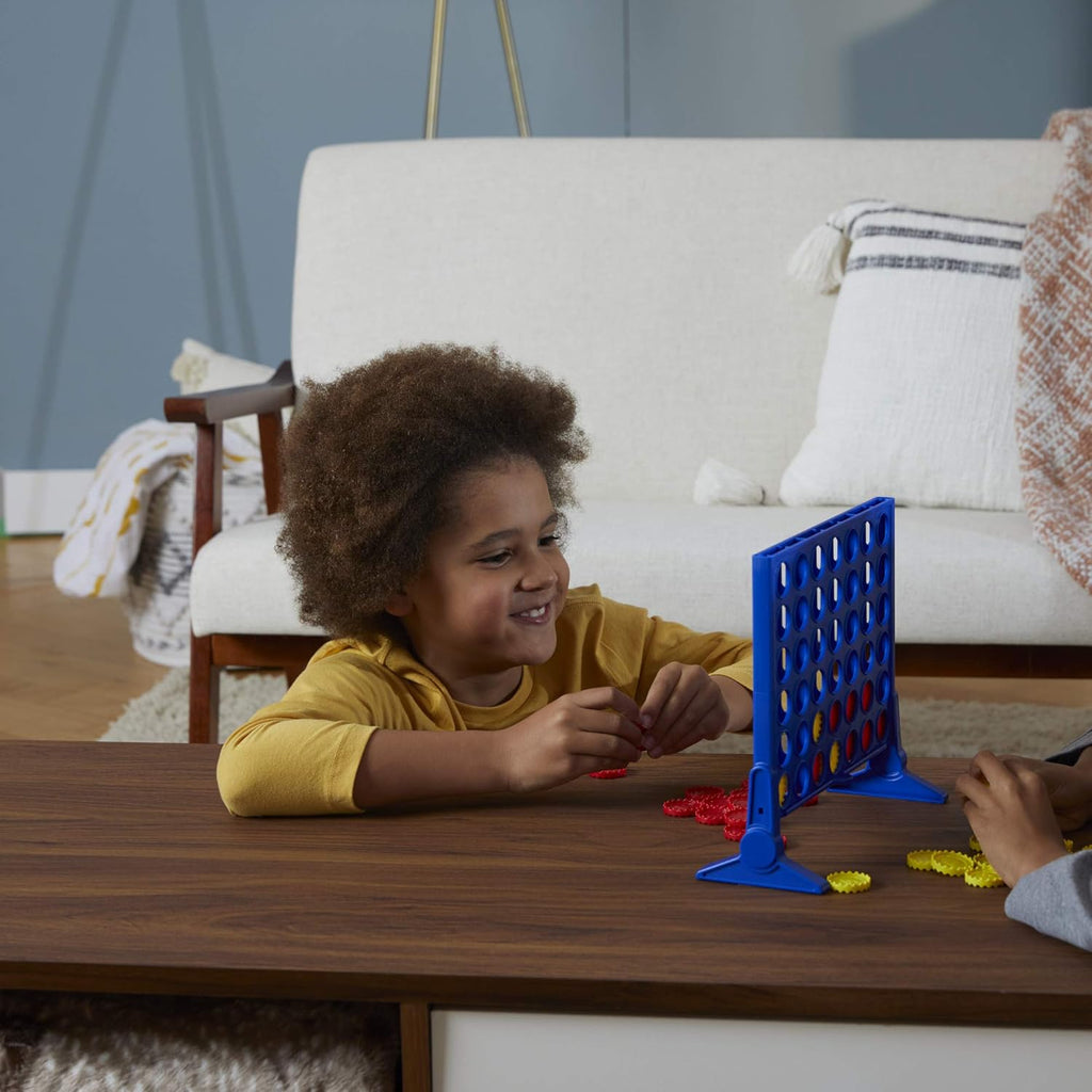 Connect 4 Classic Grid Game – 4-in-a-Row Strategy Board Game for Kids, Family & Game Night Fun