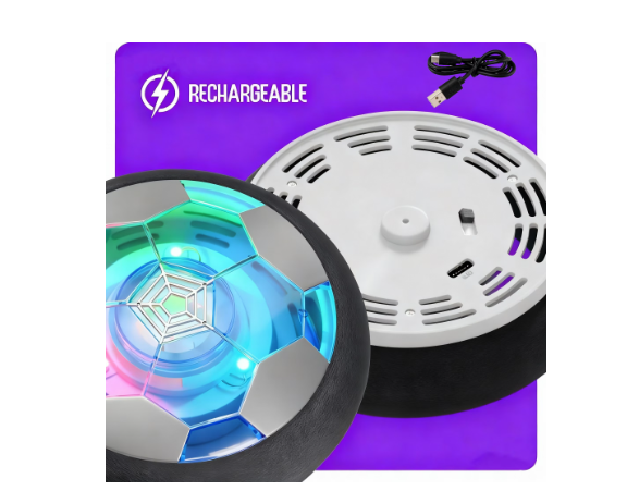 Hover Soccer Light-Up Ball – Floating Air Power Indoor Soccer Game Toy